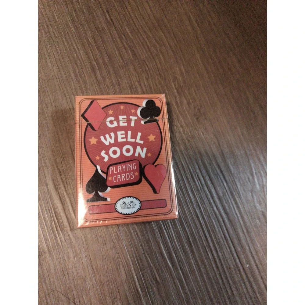 NIKKIS GET WELL SOON PLAYING CARDS ( NEW )